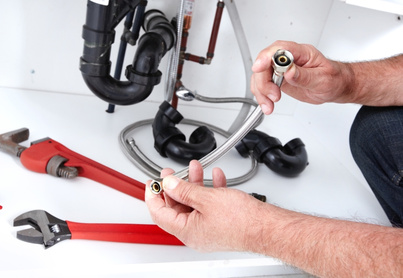 Toilet repair being carried out in Thamesmead